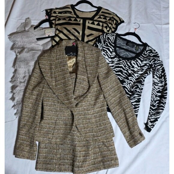 Dana Buchman Other - Lot of  5 Women’s Designer Clothes Sz Small Skirt Suit Top Vest Sweater Boutique